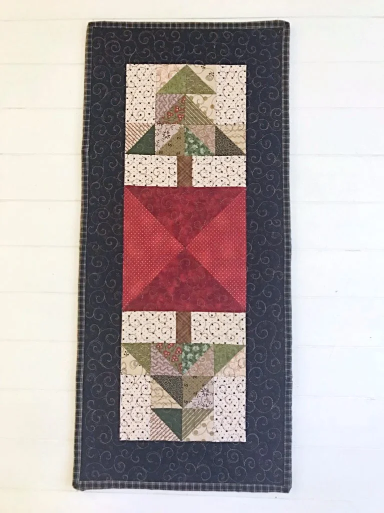 Christmas Mountain Table Runner