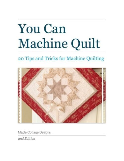 You Can Machine Quilt