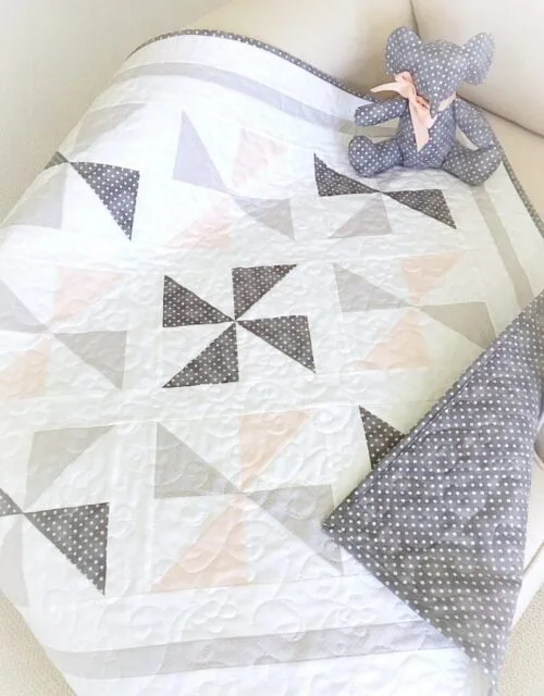 Darling Pinwheels Quilt Pattern & Elephant Pattern