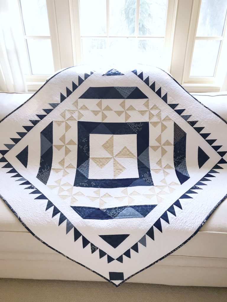 Indigo Snow Quilt Pattern