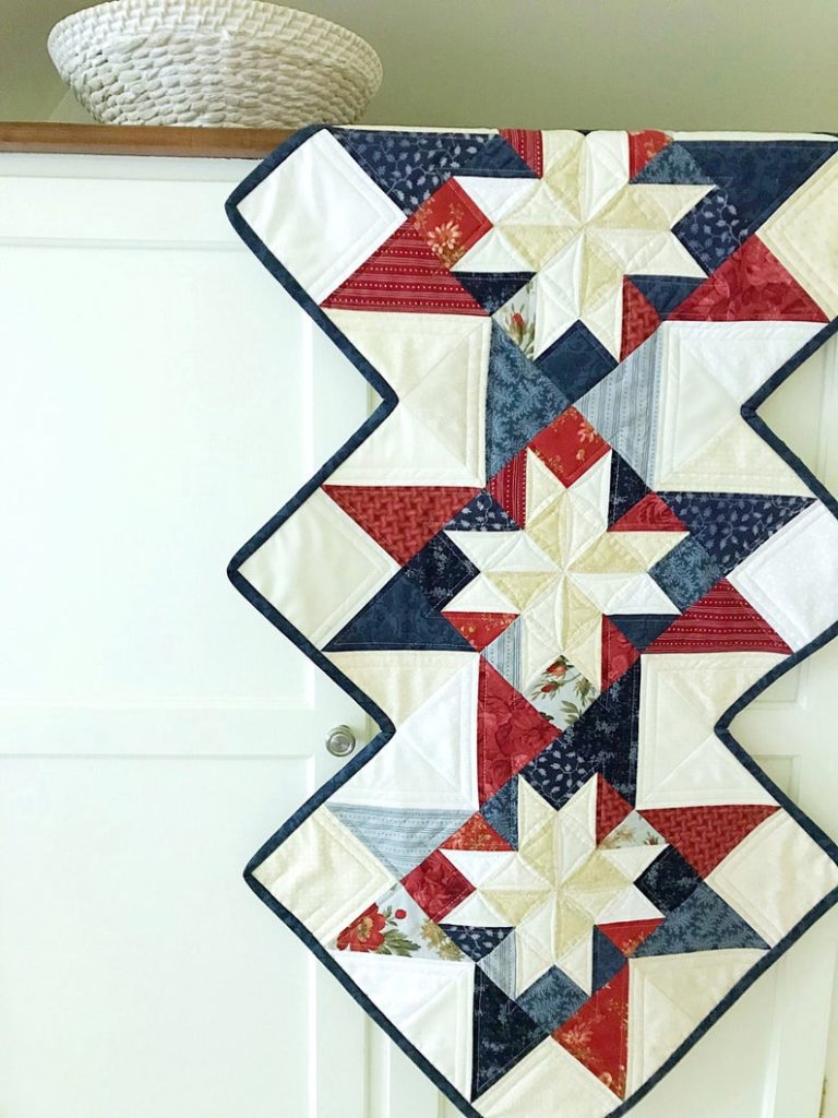 Radiant Stars Table Runner Pattern