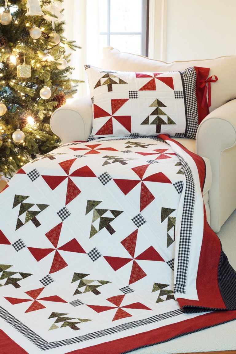 An Evergreen Christmas Quilt Pattern for the Holidays