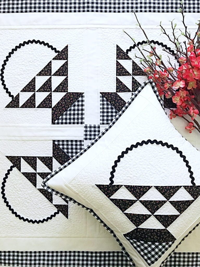 Farmhouse Baskets Quilt & Pillow Pattern