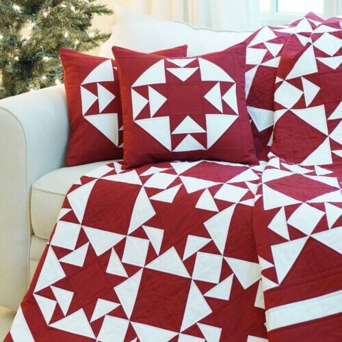 Starlit Road Quilt Pattern & Pillow Pattern
