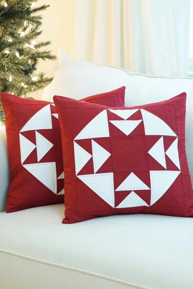 starlit road pillow pattern