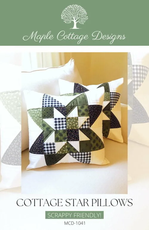 Cottage Star Table Runner Pattern & Pillow Pattern - Image 5