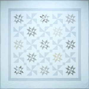 Stardust Shimmer Quilt overhead view