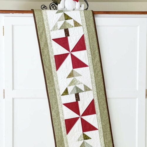 Peppermint Woods Table Runner Pattern