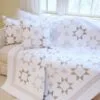 Silver Starlight Quilt Pattern