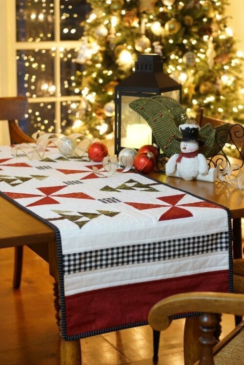 An Evergreen Christmas Table Runner pic 5