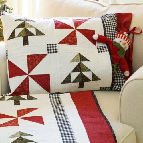 Evergreen Christmas Quilt Pattern pic