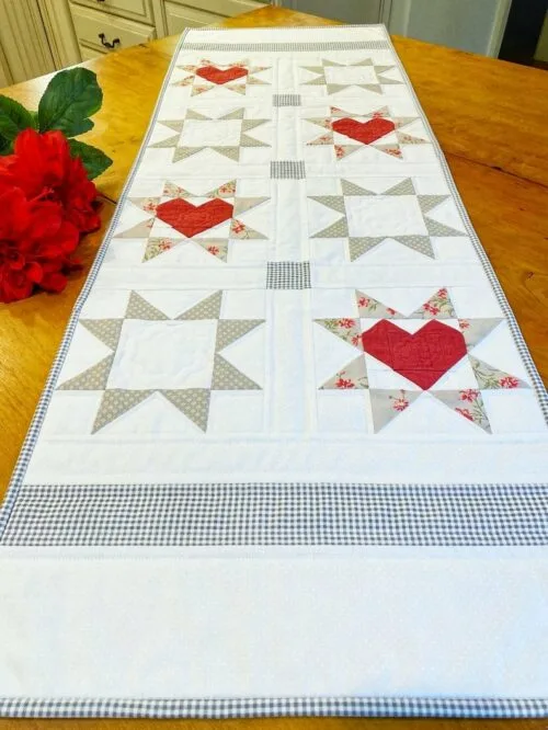 Love & Wishes Table Runner Pattern & Pillow Pattern - Image 3