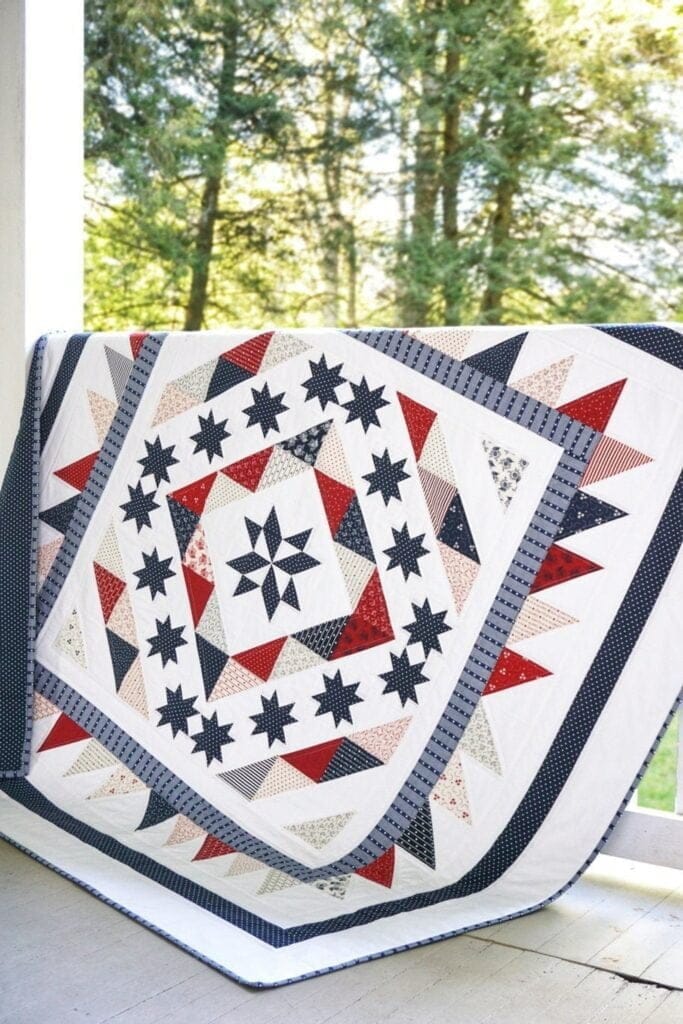 Stars and Stripes Quilt Pattern by Missouri Star