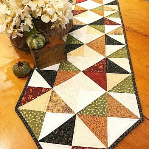 Cottage Diamonds Table Runner Pattern