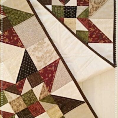 Falling Stars Table Runner Pattern pic 2 Falling Stars Table Runner Pattern pic 2