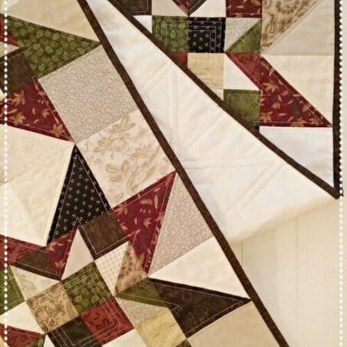 Falling Stars Table Runner Pattern pic 2