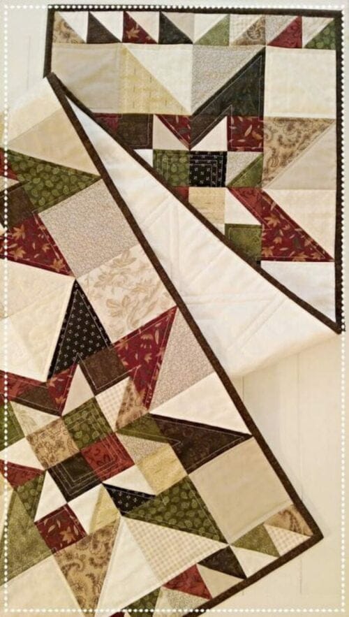 Falling Stars Table Runner Pattern pic 2