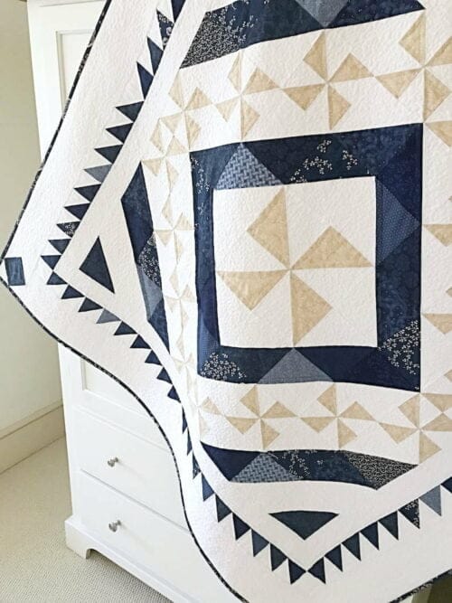 Indigo Snow Quilt Pattern pic 3