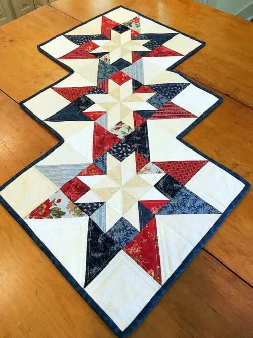 Radiant Stars Table Runner Pattern - Image 2