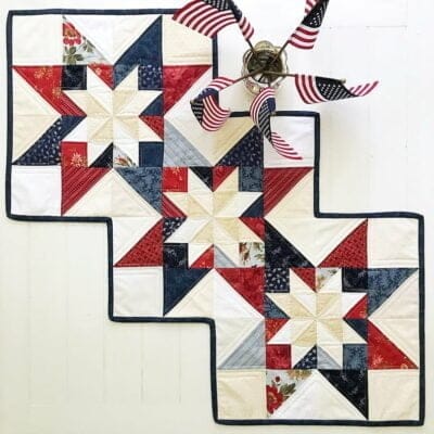 Radiant Stars Table Runner Patterns pic 3 Radiant Stars Table Runner Pattern pic 3