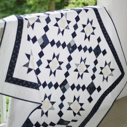 Diamond Star Path Quilt Pattern