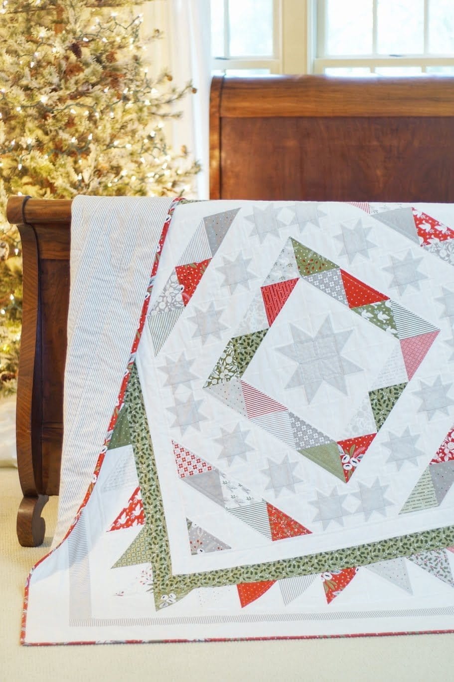 Celebrate with Christmas Eve Celebration Quilt Pattern • Maple Cottage Designs