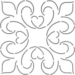 Elegance Quilt Stencil