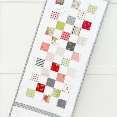 Picnic Squares table runner pattern