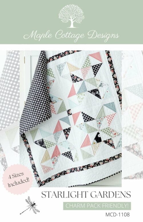 Starlight Gardens Quilt Pattern Cover