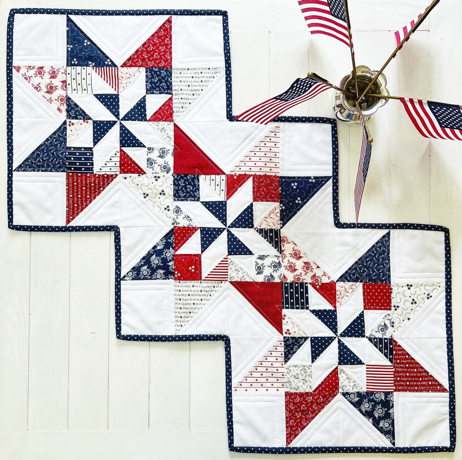 Star Twizzle table runner pattern