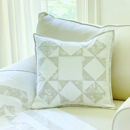 Star Connection Quilt Pattern Pillow