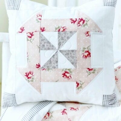 churn dash pillow pattern