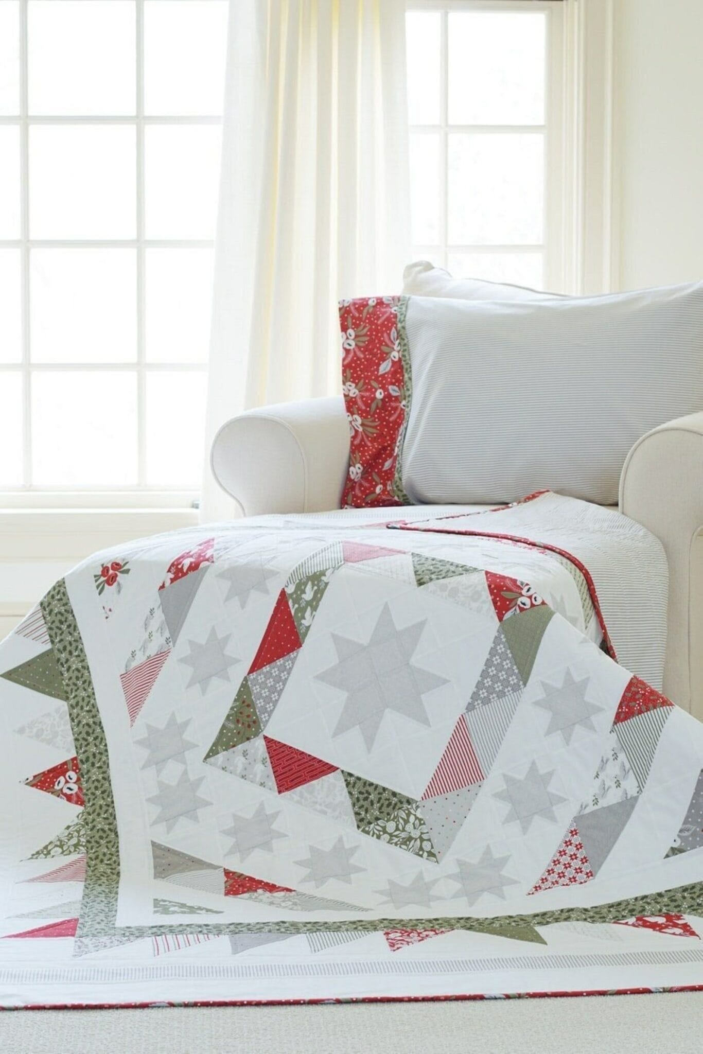 Celebrate with Christmas Eve Celebration Quilt Pattern • Maple Cottage