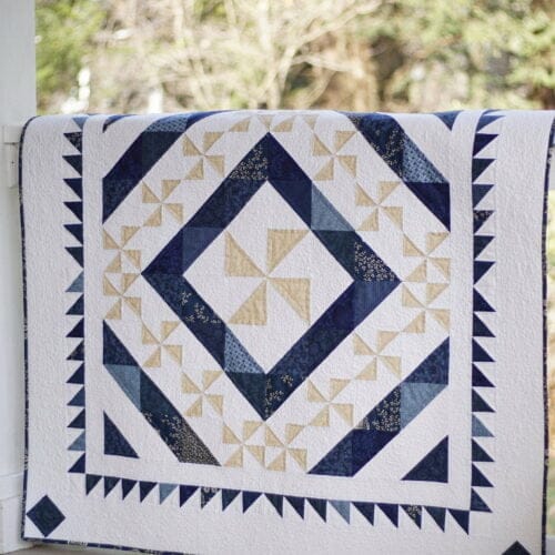 Indigo Snow Quilt Pattern