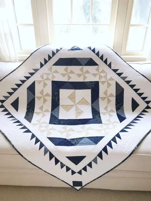 Indigo Snow Quilt Pattern - Image 2