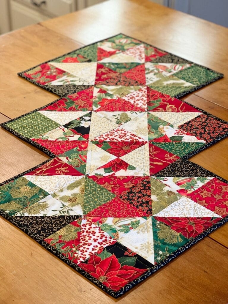 Holiday Stars Table Runner Pattern