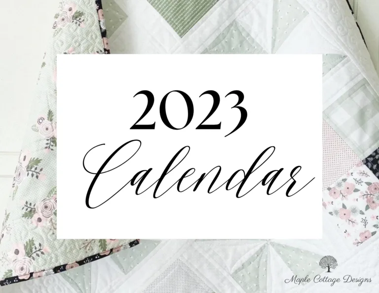 2023 Calendar Cover