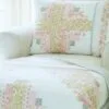 Log Cabin Jubilee Pillow Pattern on Chaise