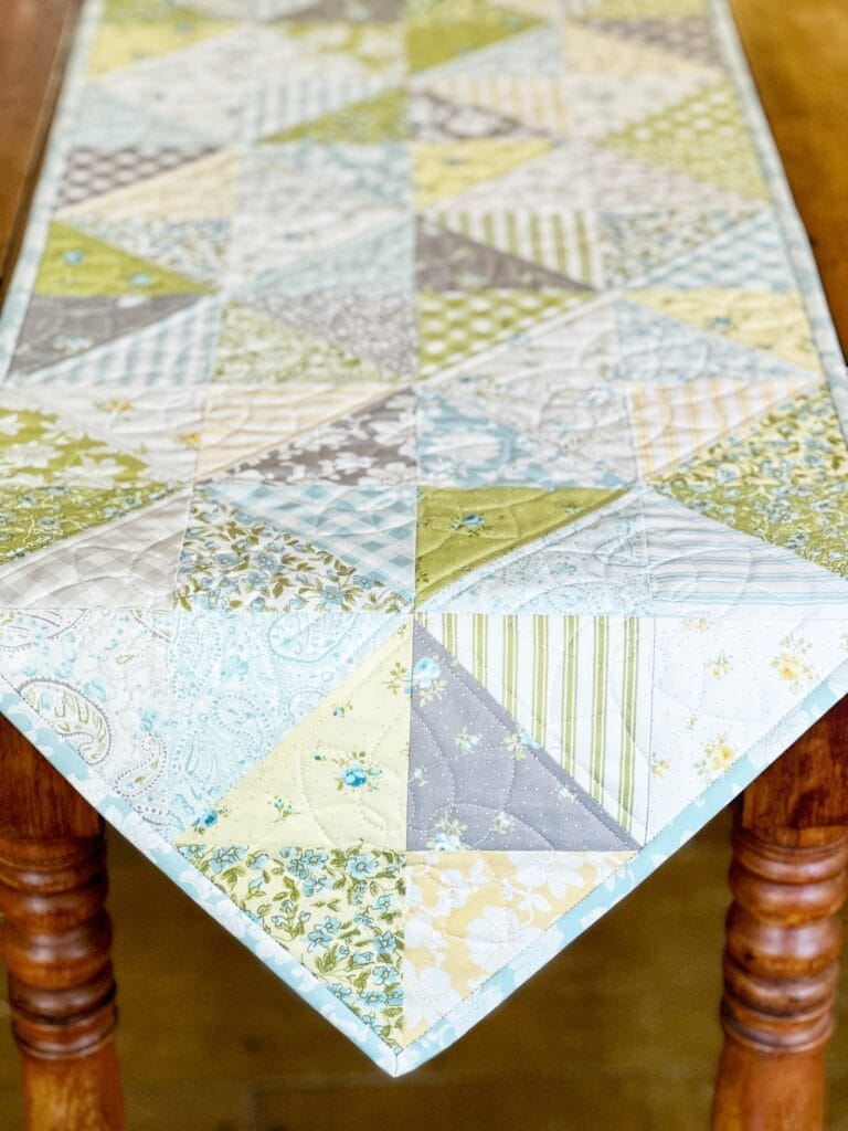 Cottage Diamonds Table Runner Pattern • Maple Cottage Designs