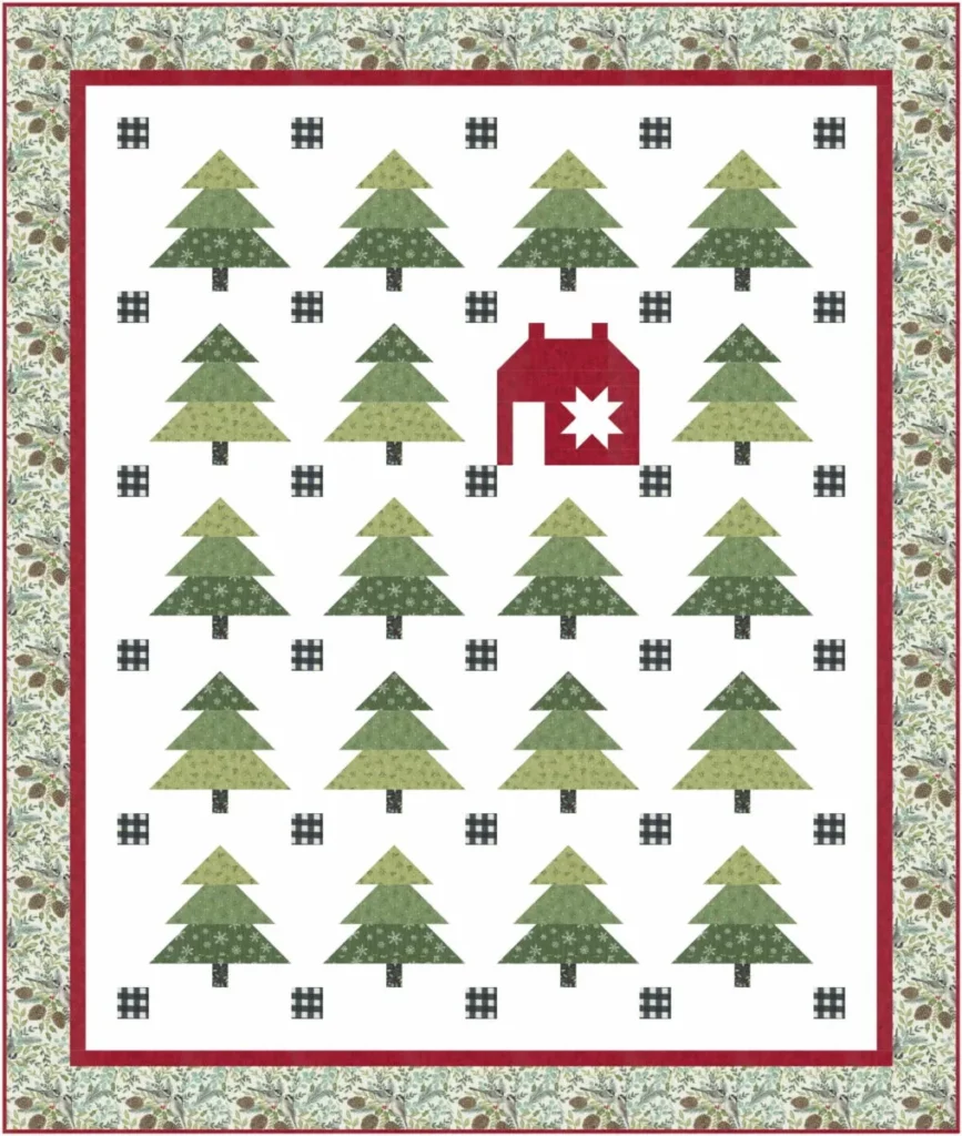 The Pine Valley Christmas Quilt.