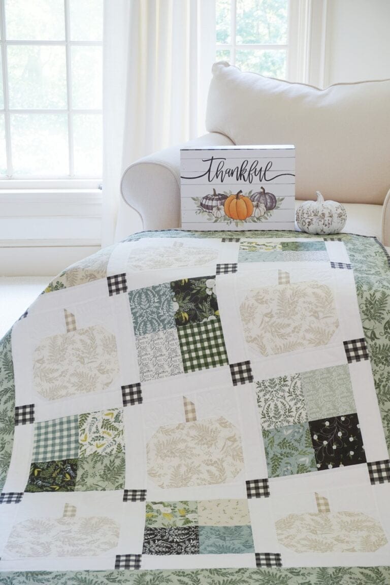 Embrace Autumn’s Charm and Make a Pumpkin Patch Quilt