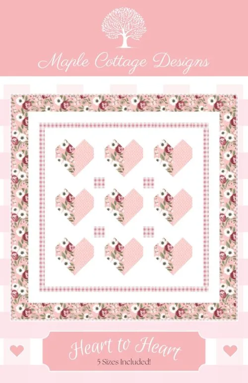 Heart To Heart quilt pattern cover