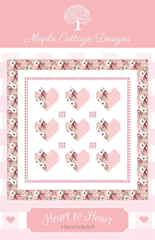 Heart to Heart quilt pattern cover