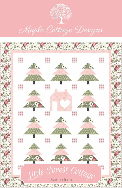 Little Forest Cottage quilt pattern cover