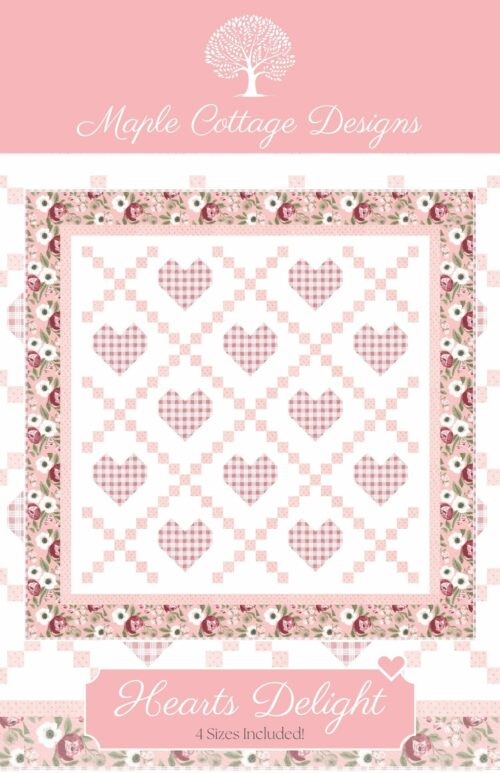 Hearts Delight quilt pattern cover