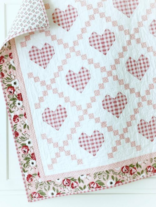 Hearts Delight quilt pattern for babies