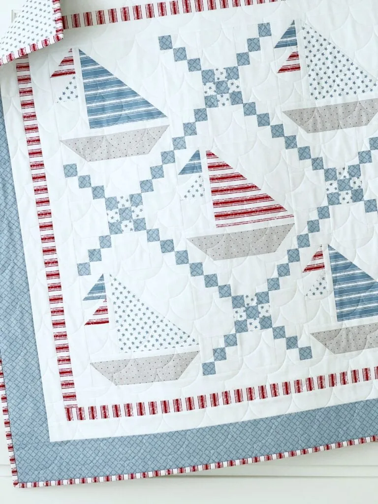 Baby Quilt Pattern Set Sail quilt pattern
