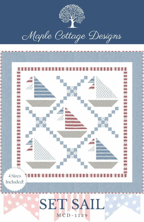 Set Sail quilt pattern cover pic