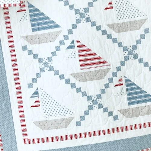 Set Sail quilt pattern for baby quilts picture 2