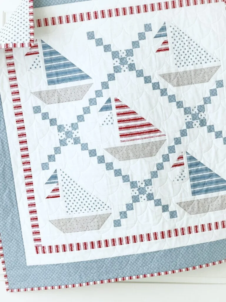 Set Sail quilt pattern for baby quilts picture 2